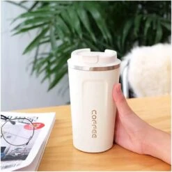 Koffiebeker To Go - RVS Thermosbeker - Drinkfles - Herbruikbare Koffiebeker - 500 Ml - Wit -Tefal Winkel 1200x1198 21