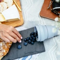 STOJO - Opvouwbare Beker - To Go - Grijs - 237ml - Herbruikbaar -Tefal Winkel 1200x1200 1005