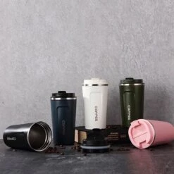 Koffiebeker To Go - RVS Thermosbeker - Drinkfles - Herbruikbare Koffiebeker - 500 Ml - Wit -Tefal Winkel 1200x1200 1026