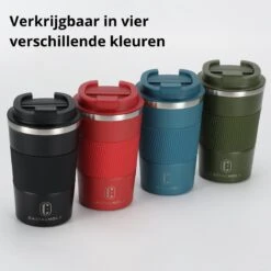 Castagnola Design RVS Koffiebeker To Go - Groen - 380ml - Thermosbeker - Theebeker -Tefal Winkel 1200x1200 1045