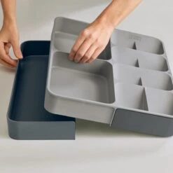 Joseph Joseph Bestek Organizer Uitschuifbaar - Grijs - Sorteervakken & Uitschuifbaar -Tefal Winkel 1200x1200 1274