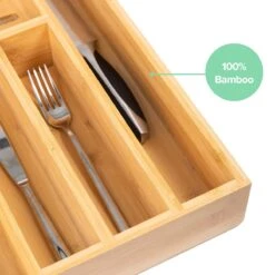 Coninx Bestekbak Bamboe 31CM Breed - Besteklade - Opbergbak - Duurzaam - Voor Laden Vanaf 47cm Diep -Tefal Winkel 1200x1200 1289