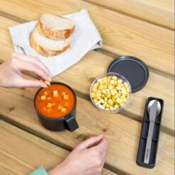 Brabantia Make & Take Bestekset - 3-delig - Dark Grey -Tefal Winkel 1200x1200 1297