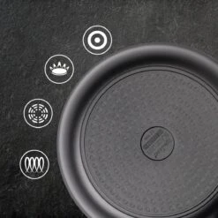 Rosmarino Black Line - Wokpan - Ø30cm - 100% PFAS & PFOA Vrij - Gegoten Aluminium - Non-stick Minerale Coating - Ergonomische Handgreep - Geschikt Voor Alle Warmtebronnen & Vaatwasser -Tefal Winkel 1200x1200 131