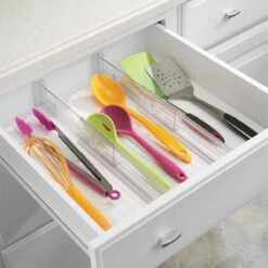 IDesign Ladeverdeler Uitschuifbaar 2 Stuks Transparant - Transparant - Klaar Voor Gebruik, Verstelbaar, Uitschuifbaar -Tefal Winkel 1200x1200 1316