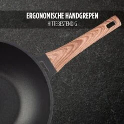 Rosmarino Black Line - Wokpan - Ø30cm - 100% PFAS & PFOA Vrij - Gegoten Aluminium - Non-stick Minerale Coating - Ergonomische Handgreep - Geschikt Voor Alle Warmtebronnen & Vaatwasser -Tefal Winkel 1200x1200 132