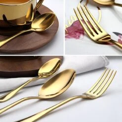 Bestekset 24-delig Goudkleurig - Bestek Voor 6 Personen - Tafelbestek Inclusief Bestekcassette -Tefal Winkel 1200x1200 1344