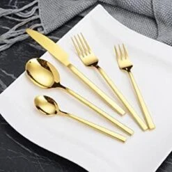 Cadeau 30-delige Gouden Zilverwerk Set Bestekset, Velaze 18/10 Roestvrijstalen Gebruiksvoorwerpen Service Voor 6 Personen Inclusief Dinerlepel, Diner Vork, Diner Mes, Dessertvork En Theelepel, Spiegel Gepolijst Ontwerp -Tefal Winkel 1200x1200 1366