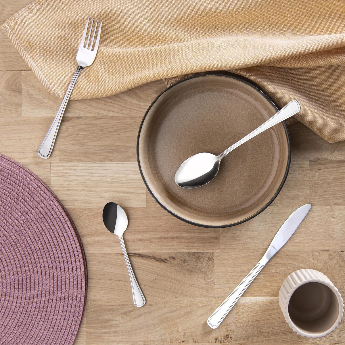 Amefa Bologna Bestekset - 24 Delig - 6 Persoons - Zilver - 7 Amefa Bologna Bestekset - 24 Delig - 6 Persoons - Zilver - - Afbeelding 5