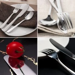 Deleca 6 Persoons Bestekset (36-delig) - Lepels, Messen, Vorken & Steakmessen - Vaatwasserbestendig - Zilver / RVS -Tefal Winkel 1200x1200 1380