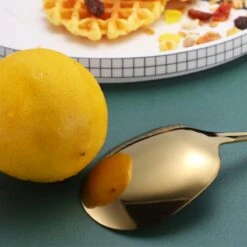 House Of Husk® Opscheplepel Set - Goud - Serveerlepel - Groetelepel - Aardappellepel - 21cm - RVS - 4 Stuks -Tefal Winkel 1200x1200 1403