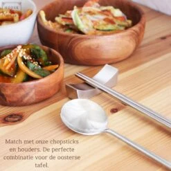 House Of Husk Koreaanse Eetlepel Set - Zilver - 5 Stuks - Soeplepel - RVS - Vaatwasserbestendig -Tefal Winkel 1200x1200 1413