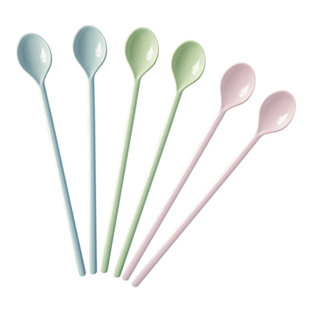 Gohh 6 Longdrink Lepels (18,5 Cm) Koffielepels Theelepels Vaatwasserbestendig Jamlepel Mosterdlepel 4 Gohh 6 Longdrink Lepels (18,5 Cm) Koffielepels Theelepels Vaatwasserbestendig Jamlepel Mosterdlepel - Afbeelding 2