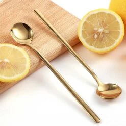 House Of Husk® Lange Theelepels Set - Latte Macchiato Lepels - Koffielepels - Theelepeltjes - RVS - 17cm - 6 Stuks - Goud -Tefal Winkel 1200x1200 1459