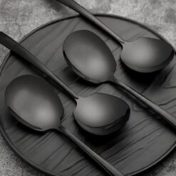 House Of Husk® Opscheplepel Set - Zwart - Serveerlepel - Groetelepel - Aardappellepel - 21cm - RVS - 4 Stuks 10 House Of Husk® Opscheplepel Set - Zwart - Serveerlepel - Groetelepel - Aardappellepel - 21cm - RVS - 4 Stuks -Tefal Winkel 1200x1200 1462