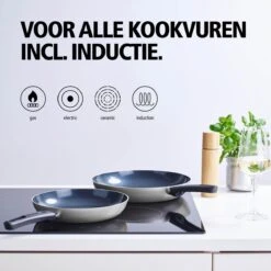 BRABANTIA INDU+ Koekenpan - Keramische Antiaanbaklaag - Ø 24 Cm - Inductie - Pfas Vrij -Tefal Winkel 1200x1200 236