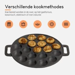 Ocina Poffertjespan– 19 Poffertjes – Poffertjesmaker – Poffertjespan Inductie – Poffertjespan Electrisch – Gietijzeren Pan – Inclusief Warmtebestendige Handvaten– Gratis Receptenboek 15 Ocina Poffertjespan– 19 Poffertjes – Poffertjesmaker – Poffertjespan Inductie – Poffertjespan Electrisch – Gietijzeren Pan – Inclusief Warmtebestendige Handvaten– Gratis Receptenboek -Tefal Winkel 1200x1200 251