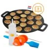 CuisiNoon® Poffertjespan Premium - Complete Poffertjesmaker Set - Inclusief Bakboek 1 CuisiNoon® Poffertjespan Premium - Complete Poffertjesmaker Set - Inclusief Bakboek -Tefal Winkel 1200x1200 256