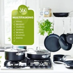 GreenPan Barcelona Infinity Pro Koekenpannenset Ø 24cm + Ø 28cm - Zwart - Inductie - PFAS-vrij 30 GreenPan Barcelona Infinity Pro Koekenpannenset Ø 24cm + Ø 28cm - Zwart - Inductie - PFAS-vrij -Tefal Winkel 1200x1200 27