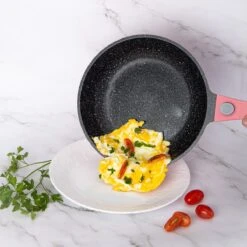 Royalty Line Inductie Pannenset - Luxe 14-delige Pannenset Marmeren Coating - Pannen Met Afneembare Handvaten - Oven-Ready - PFAS-Vrij - Voor Alle Warmtebronnen - Afneembare Koudgrepen - Antiaanbaklaag - Koekenpan Met Glazen Deksels - Roze -Tefal Winkel 1200x1200 286