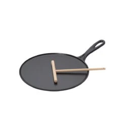 Le Creuset Le Creuster Gietijzeren Pannenkoekpan - Mat Zwart - 27cm -Tefal Winkel 1200x1200 379