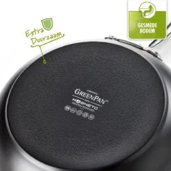 GreenPan Barcelona Infinity Pro Hapjespan Met Deksel 30cm - Zwart - Inductie - PFAS-vrij -Tefal Winkel 1200x1200 390