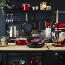 KitchenAid Stainless Steel Hapjespan Met Glazen Deksel ø28cm - RVS - Inductie - Anti-aanbak -Tefal Winkel 1200x1200 402