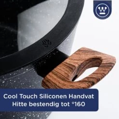 Westinghouse Hapjespan Inductie - Ø 28 Cm - Zwart Marmer Wood - Speciale Editie - Met Deksel - Geschikt Voor Alle Warmtebronnen 13 Westinghouse Hapjespan Inductie - Ø 28 Cm - Zwart Marmer Wood - Speciale Editie - Met Deksel - Geschikt Voor Alle Warmtebronnen -Tefal Winkel 1200x1200 411