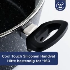 Westinghouse Hapjespan Inductie - Ø 32 Cm - Zwart Marmer - Met Deksel -Tefal Winkel 1200x1200 419