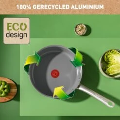 Tefal Renew+ Keramische Hapjespan - Ø 24 Cm - Met Deksel -Tefal Winkel 1200x1200 431