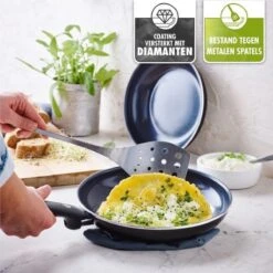 GreenPan Cambridge Hapjespan Met Deksel 28cm - Zwart - Inductie - PFAS-vrij -Tefal Winkel 1200x1200 438
