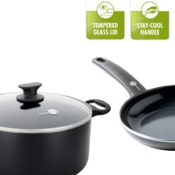 GreenPan Cambridge Grillpan 28cm - Zwart - Inductie - PFAS-vrij 22 GreenPan Cambridge Grillpan 28cm - Zwart - Inductie - PFAS-vrij -Tefal Winkel 1200x1200 487