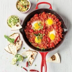 Le Creuset - Gietijzeren Ronde Skillet In Kersenrood 23cm -Tefal Winkel 1200x1200 498