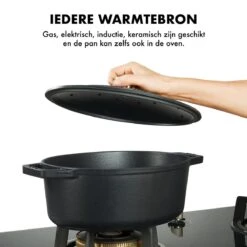 MOA Gietijzeren Braadpan - Inhoud 4,7 Liter - 29CM - Ovaal - Alle Warmtebronnen - Ook Voor Inductie - Gewicht 5,7 Kg - Zwart - C29B 9 MOA Gietijzeren Braadpan - Inhoud 4,7 Liter - 29CM - Ovaal - Alle Warmtebronnen - Ook Voor Inductie - Gewicht 5,7 Kg - Zwart - C29B -Tefal Winkel 1200x1200 524