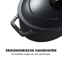 MOA Gietijzeren Braadpan - Inhoud 4,7 Liter - 29CM - Ovaal - Alle Warmtebronnen - Ook Voor Inductie - Gewicht 5,7 Kg - Zwart - C29B 10 MOA Gietijzeren Braadpan - Inhoud 4,7 Liter - 29CM - Ovaal - Alle Warmtebronnen - Ook Voor Inductie - Gewicht 5,7 Kg - Zwart - C29B -Tefal Winkel 1200x1200 525