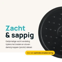 MOA Gietijzeren Braadpan - Inhoud 4,75 Liter - 26CM - Rond - Alle Warmtebronnen - Ook Voor Inductie - Gewicht 5,8 Kg - Bordeaux Rood - MC26BR 16 MOA Gietijzeren Braadpan - Inhoud 4,75 Liter - 26CM - Rond - Alle Warmtebronnen - Ook Voor Inductie - Gewicht 5,8 Kg - Bordeaux Rood - MC26BR -Tefal Winkel 1200x1200 538