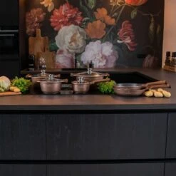 Herenthal Inductie Pannenset- Luxe 10-delige Koekenpannenset - Voor Alle Warmtebronnen - Met Glazen Deksels - Koper -Tefal Winkel 1200x1200 63