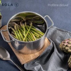 Sola Steelpan Profiline Deluxe - Ø 16 Cm - Zilver - RVS - Sandwichbodem -Tefal Winkel 1200x1200 647