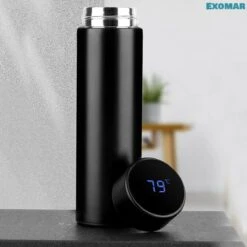 Exomar® Slimme Thermosfles Met LCD Temperatuur Display - Curver Isolatiefles 500 ML - Matte Finish - Thermosbeker - Isoleerfles - Dubbelwandige Thermosfles - Thermoskan - Travel Mug - Bidon Drinkfles - Drinkflessen - RVS - Koffiebeker - Smart Thermos 10 Exomar® Slimme Thermosfles Met LCD Temperatuur Display - Curver Isolatiefles 500 ML - Matte Finish - Thermosbeker - Isoleerfles - Dubbelwandige Thermosfles - Thermoskan - Travel Mug - Bidon Drinkfles - Drinkflessen - RVS - Koffiebeker - Smart Thermos -Tefal Winkel 1200x1200 722