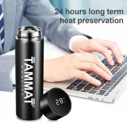 Slimme Thermosfles Met LCD Temperatuur Display - Curver Isolatiefles 0,5 Liter - Dubbelwandige Thermosfles - Thermosbeker - Isoleerfles - Thermoskan - Travel Mug - Bidon Drinkfles - Koffiebeker - Drinkflessen - RVS - Smart Thermos - Metaal -Tefal Winkel 1200x1200 739