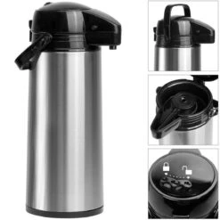 Basic Thermoskan Met Pomp - 1,8 Liter - RVS - Vaatwasserbestendig -Tefal Winkel 1200x1200 810