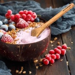 Ecowize Coconut Bowls (Set Van 3) - Kokosnoot Kom & Schaal - Met 3 Lepels, 3 Vorken En 8 Bamboe Rietjes - Zero Waste & Herbruikbaar - Duurzaam Cadeau -Tefal Winkel 1200x1200 863