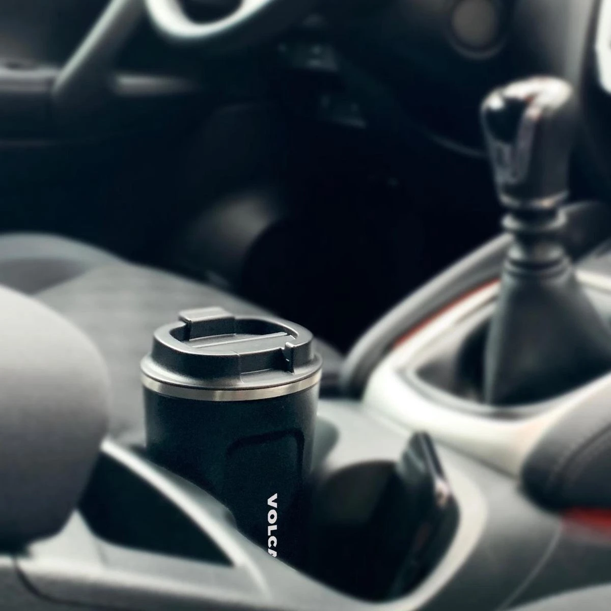 Volcan RVS Koffiebeker To Go - Thermosbeker - Theebeker - Coffee - Zwart 9 Volcan RVS Koffiebeker To Go - Thermosbeker - Theebeker - Coffee - Zwart - Afbeelding 7