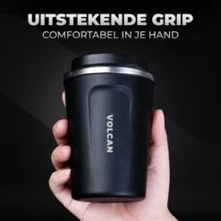Volcan RVS Koffiebeker To Go - Thermosbeker - Theebeker - Coffee - Zwart 21 Volcan RVS Koffiebeker To Go - Thermosbeker - Theebeker - Coffee - Zwart -Tefal Winkel 1200x1200 970