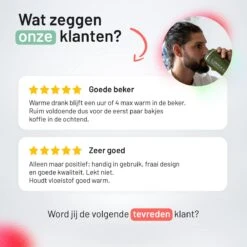 Triple J® Koffiebeker To Go - Thermosbeker - BPA & Lekvrij - 510ml - Groen -Tefal Winkel 1200x1200 983