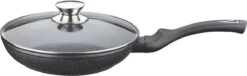 Cheffinger Koekenpan - Met Deksel - Marmeren Coating - 26 Cm - Zwart -Tefal Winkel 1200x369