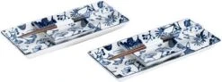 Tokyo Design Studio Flora Japonica Sushi Plate Set W/Giftbox And Chop 4pcs -Tefal Winkel 1200x445 1