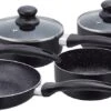 Herzberg HG-5003BK: 8 Pieces Marble Cookware Set - Black 1 Herzberg HG-5003BK: 8 Pieces Marble Cookware Set - Black -Tefal Winkel 1200x447