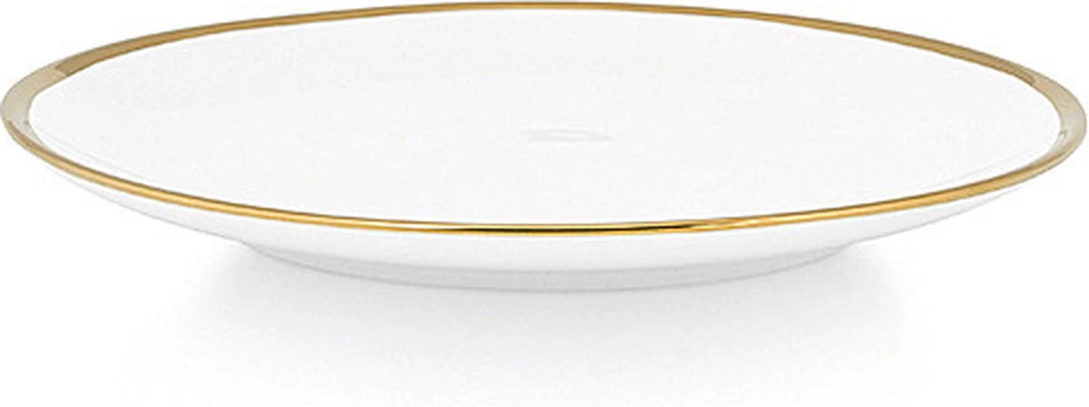 Vtwonen Serviesset - Wit-Goud - Porselein - 24-delig 19 Vtwonen Serviesset - Wit-Goud - Porselein - 24-delig - Afbeelding 17