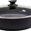 GreenPan Cambridge Hapjespan Met Deksel 28cm - Zwart - Inductie - PFAS-vrij -Tefal Winkel 1200x467